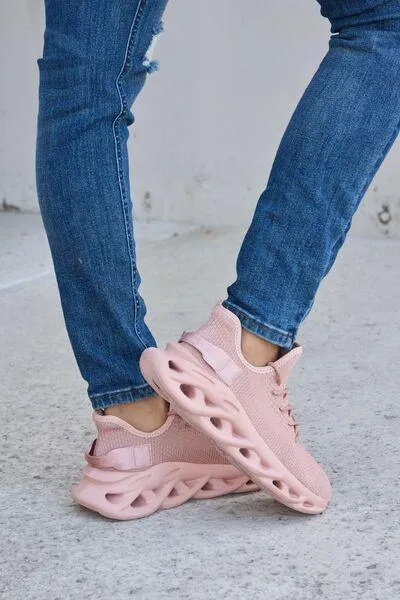 Forever Link Fresh Step Platform Mesh Athletic Shoes