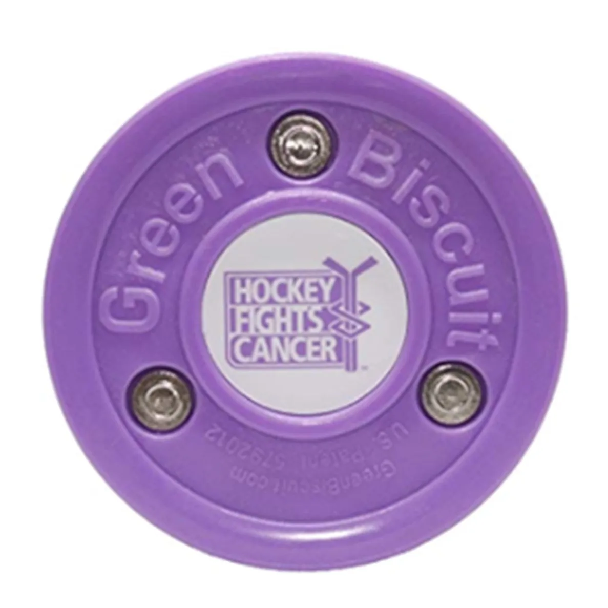 Green Biscuit Hockey Puck