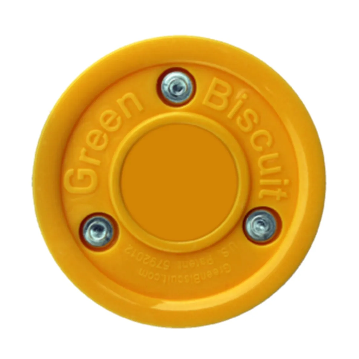 Green Biscuit Hockey Puck