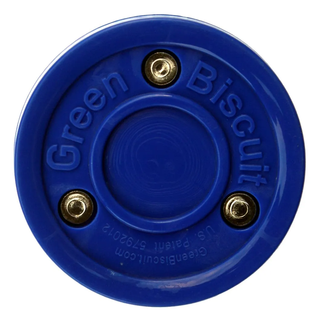 Green Biscuit Hockey Puck