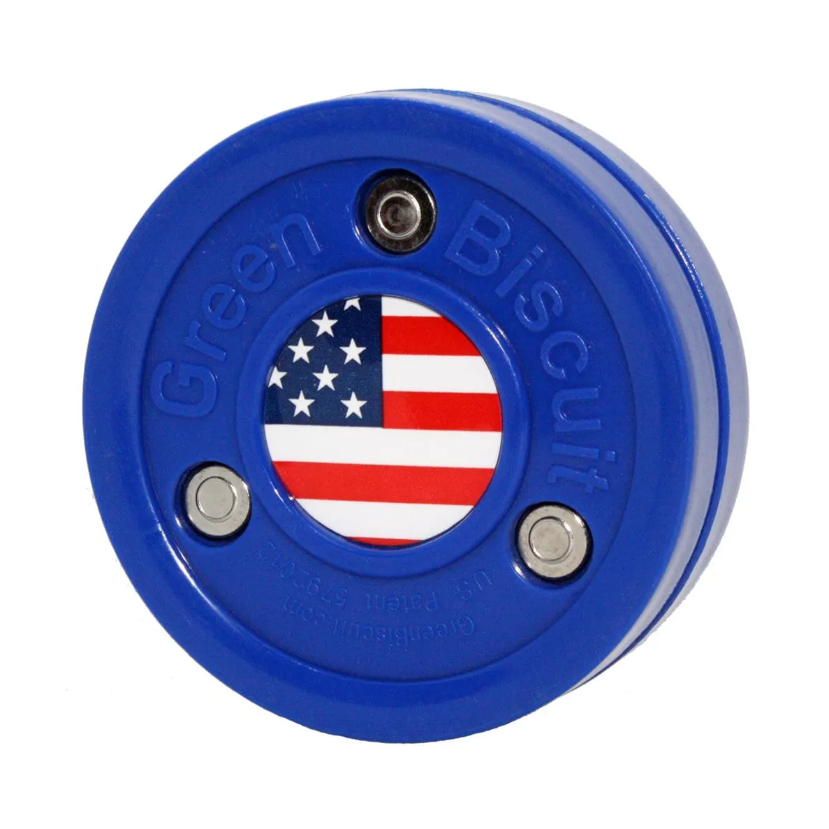 Green Biscuit Hockey Puck