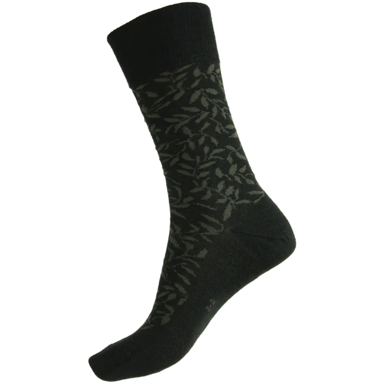 H/L Fine Merino Wool Health Sock® | Leaves