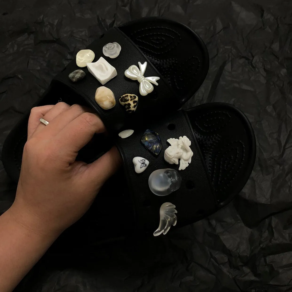 Hole Shoes Accessories Shoes Decals