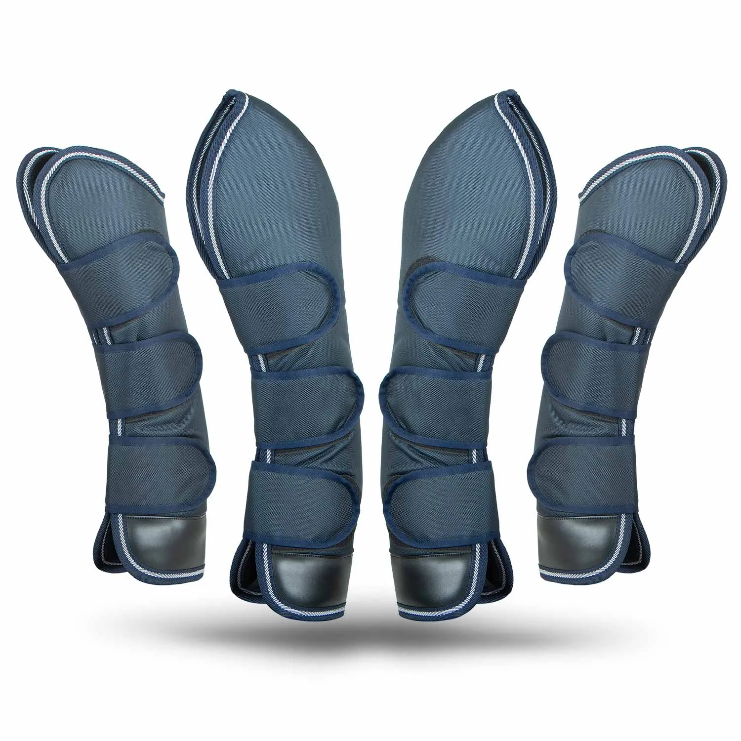 Jeffers Poplar Head Horse Shipping Boots 4-Pack w/ Carry Bag