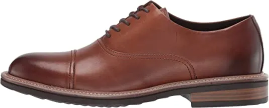 Kenneth Cole Reaction Men's Klay Flex Cap-Toe Oxford  Color Cognac Size 9.5M