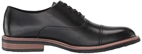 Kenneth Cole REACTION Men's Klay Flex Lace Up Bordeaux, Black, 10