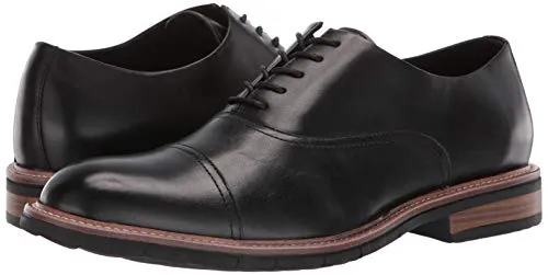 Kenneth Cole REACTION Men's Klay Flex Lace Up Bordeaux, Black, 10