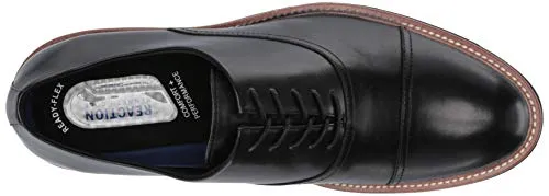 Kenneth Cole REACTION Men's Klay Flex Lace Up Bordeaux, Black, 10