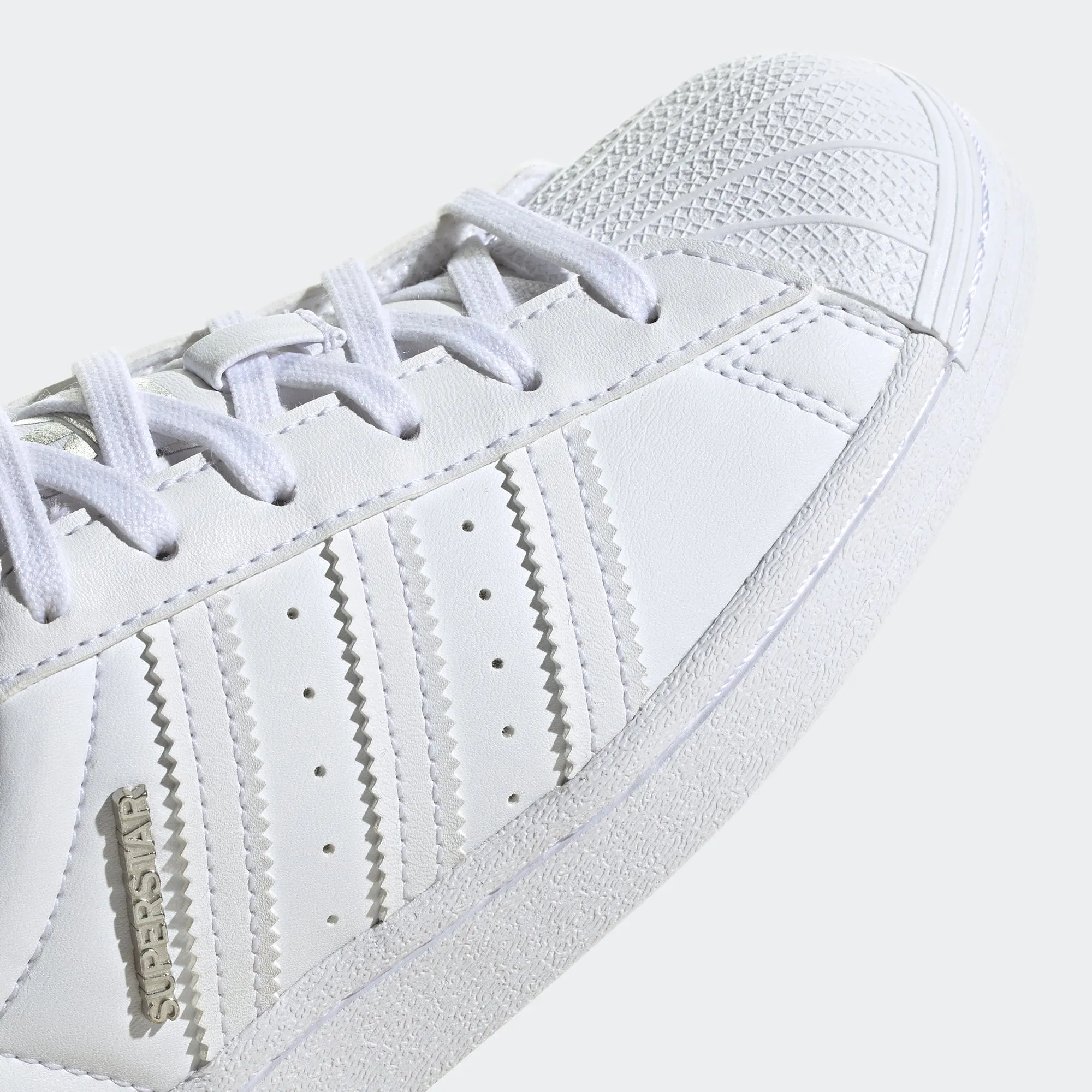 Kids’ adidas Originals Superstar Shoes White Silver
