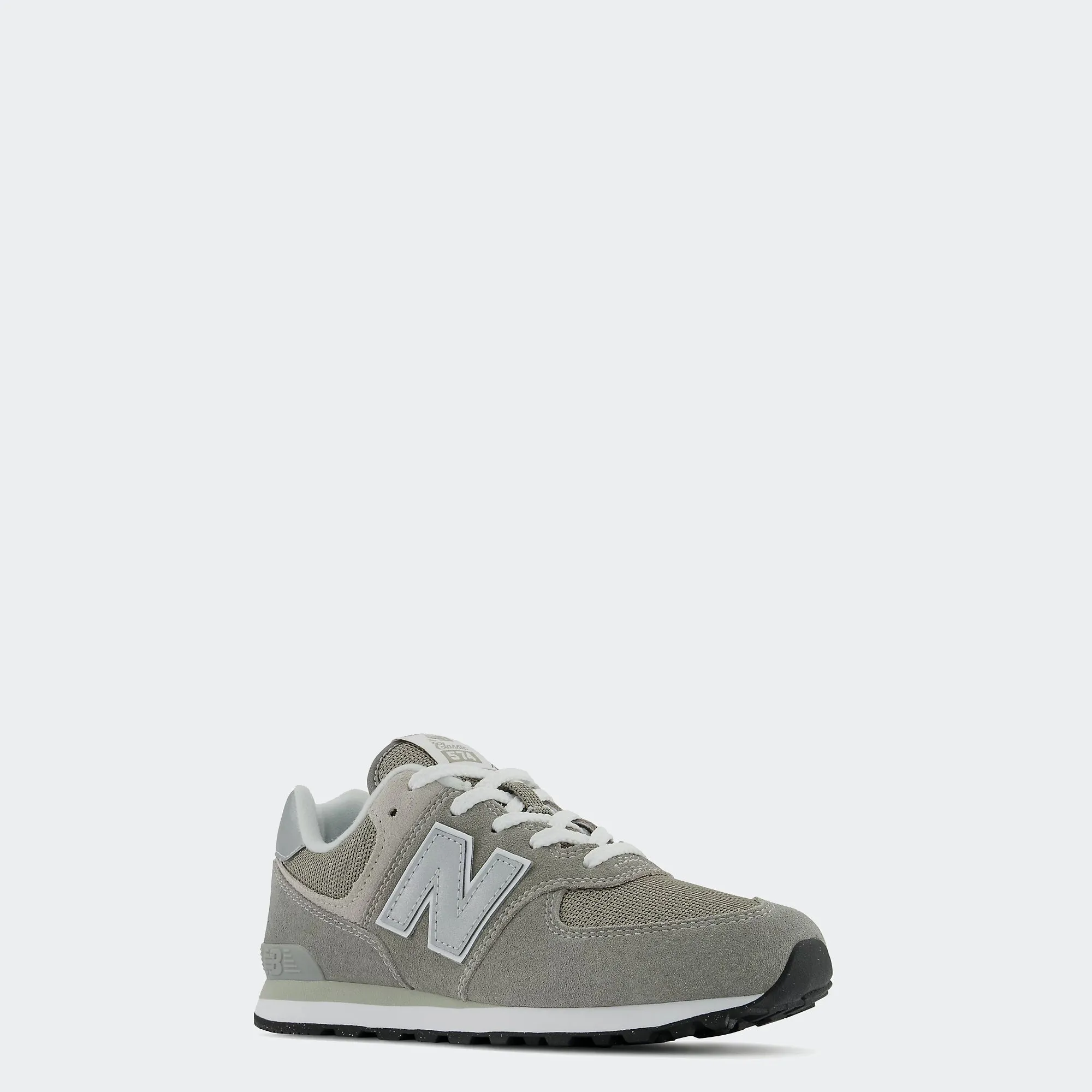 Kids New Balance 574 Core Shoes Grey with White