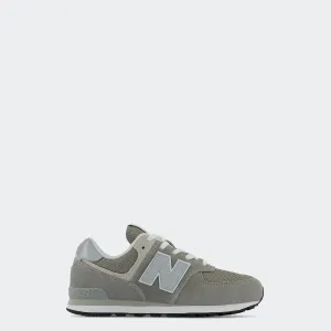 Kids New Balance 574 Core Shoes Grey with White