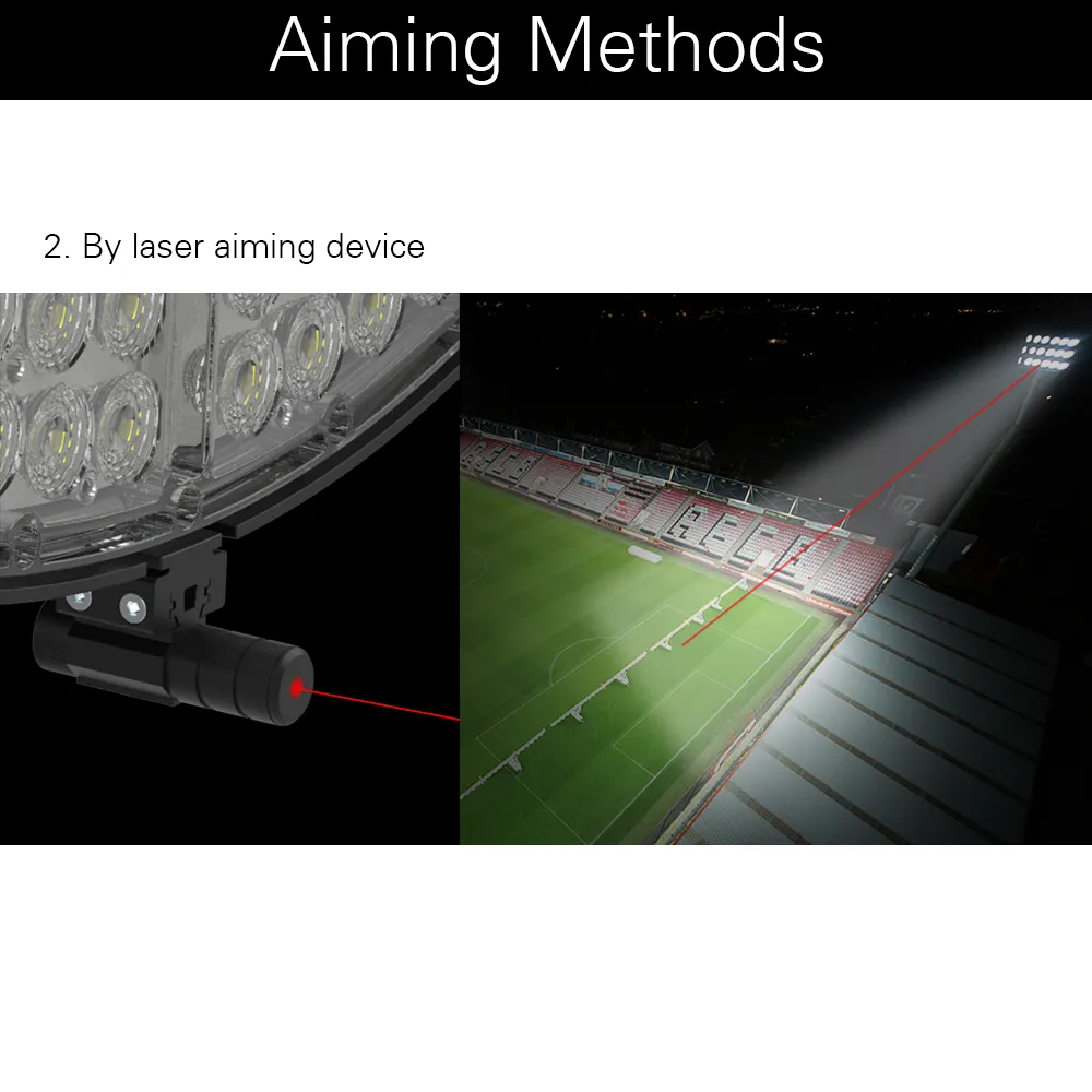 Konlite VEGA LED Sports Light -  505W - 70,000lm - 5000K - 120-277V  - 4H4V - 1500W Equal - 10 Year Warranty