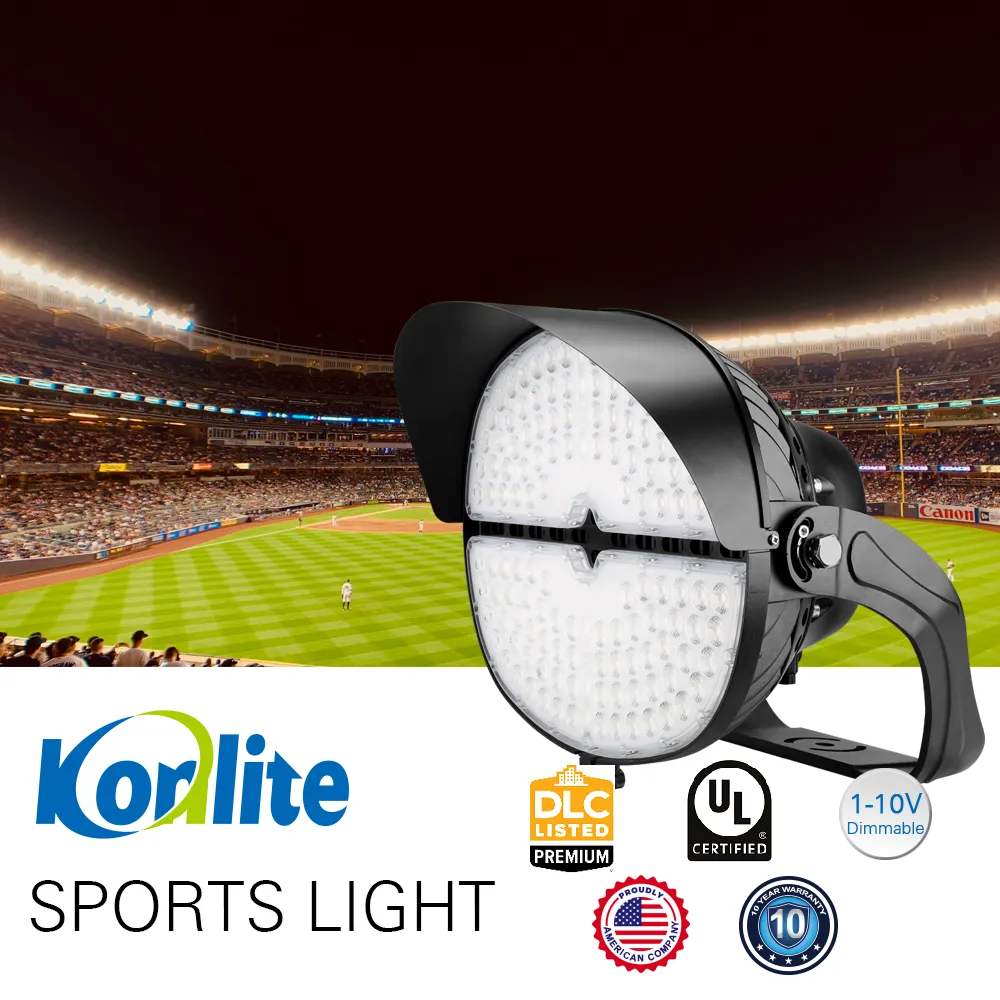 Konlite VEGA LED Sports Light -  505W - 70,000lm - 5000K - 120-277V  - 4H4V - 1500W Equal - 10 Year Warranty