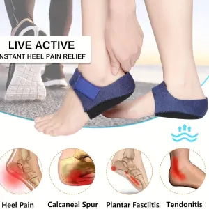 Magnetic Heel Sleeve for Pain Relief – Unisex Foot Support for Heel Spurs