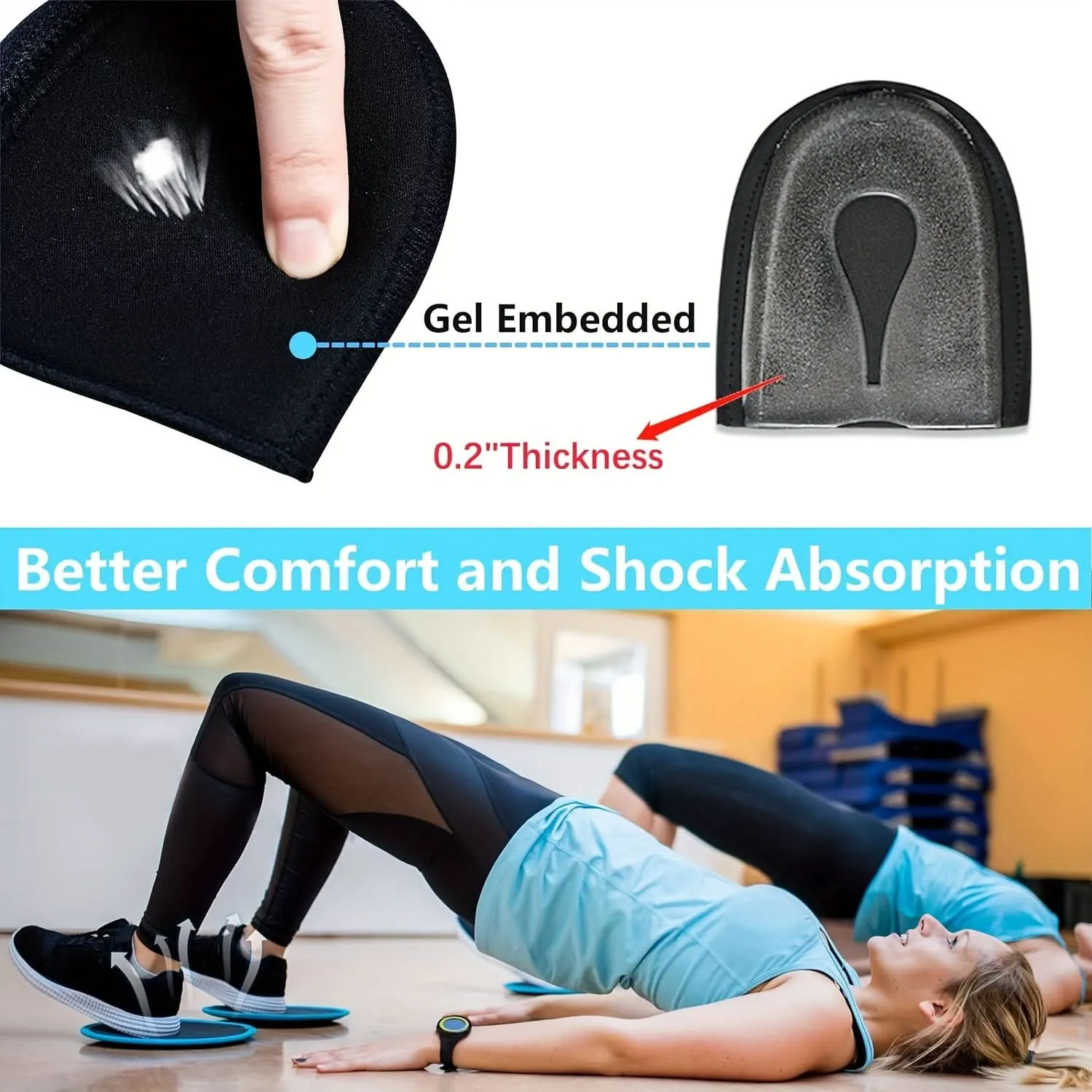 Magnetic Heel Sleeve for Pain Relief – Unisex Foot Support for Heel Spurs