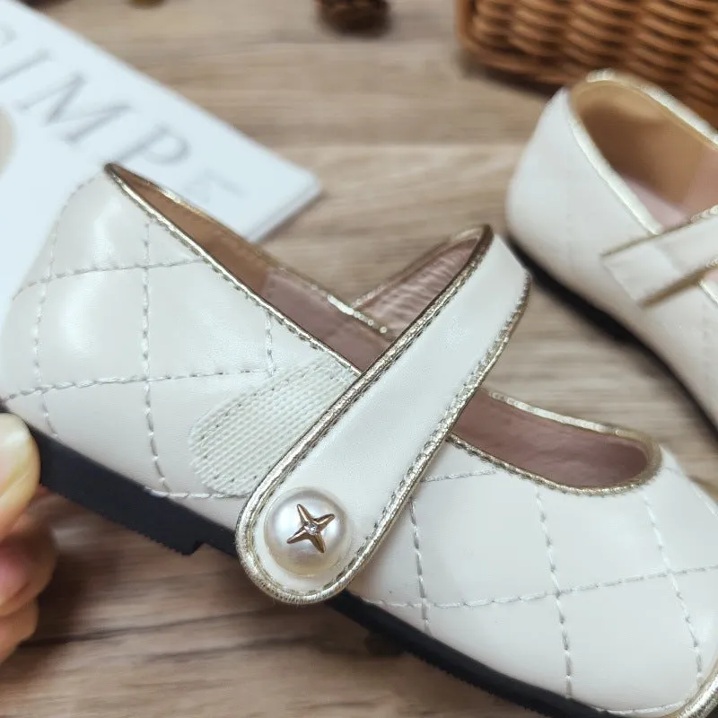 Mary Jane Leather Soft Shoes - 194