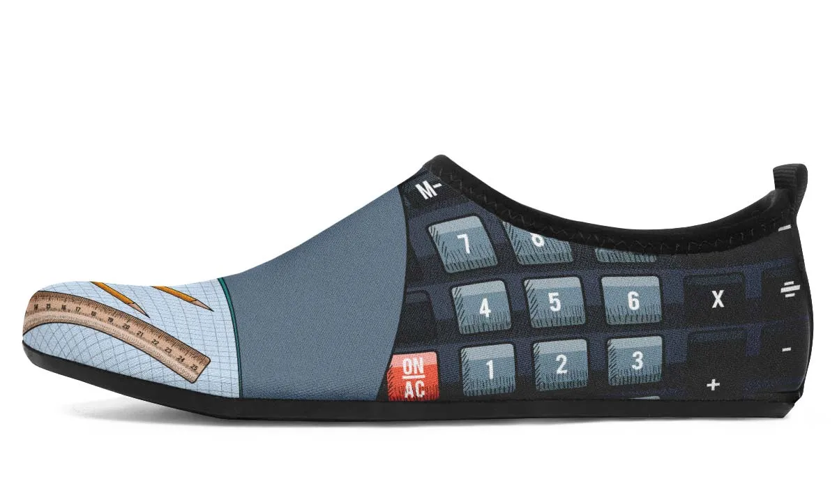 Math Teacher Lifestyle Aqua Barefoot Shoes