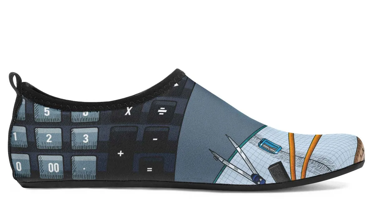 Math Teacher Lifestyle Aqua Barefoot Shoes