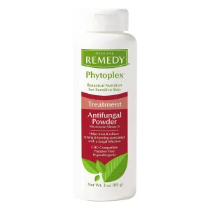 Medline Remedy Phytoplex Antifungal Powder with 2% Miconazole Nitrate, 3 Ounce