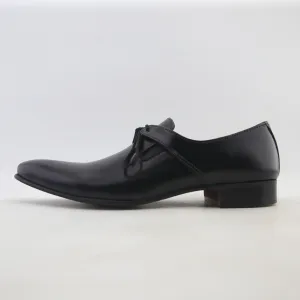 Men - Leather Formal Shoes - (Black) - (Handmade)