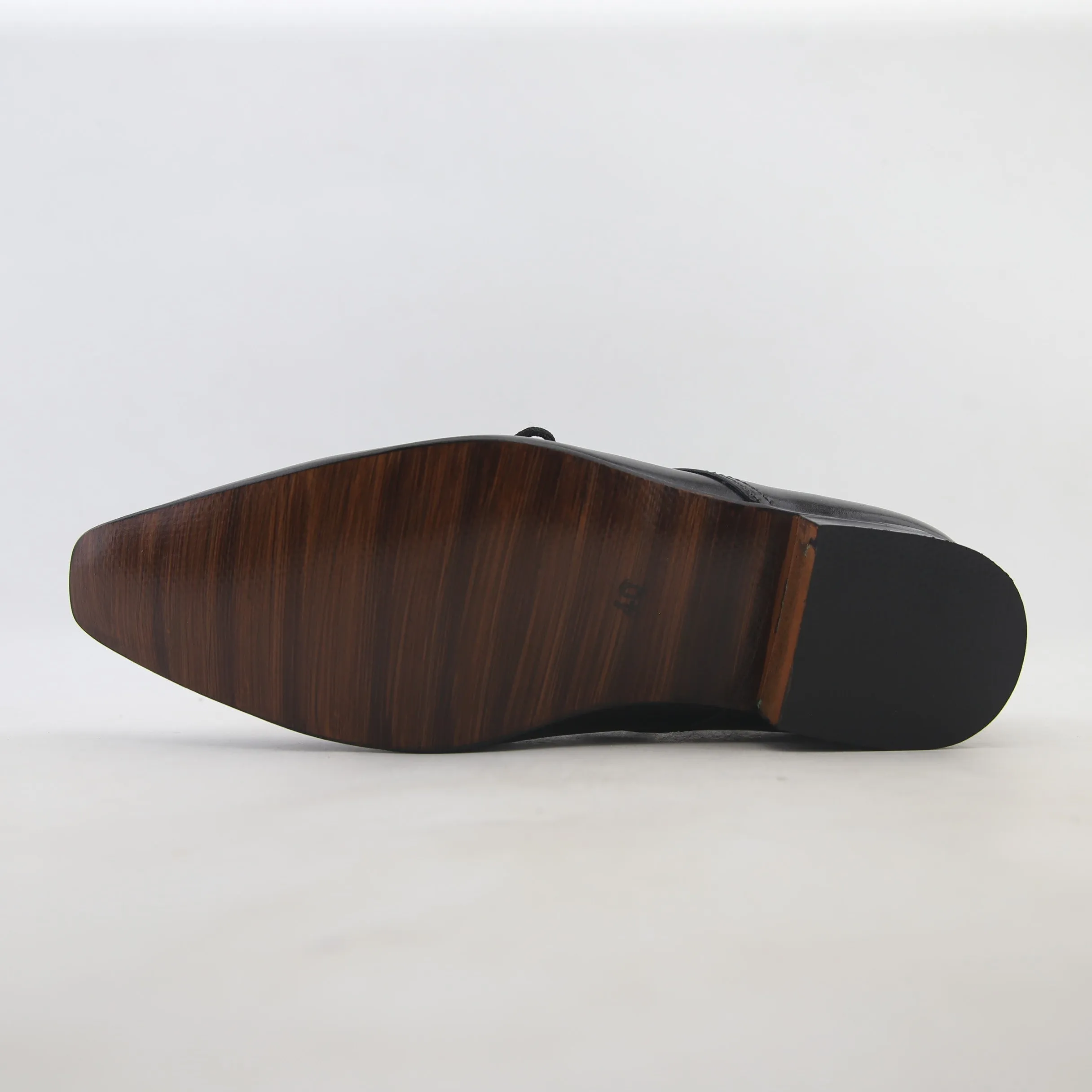 Men - Leather Formal Shoes - (Black) - (Handmade)