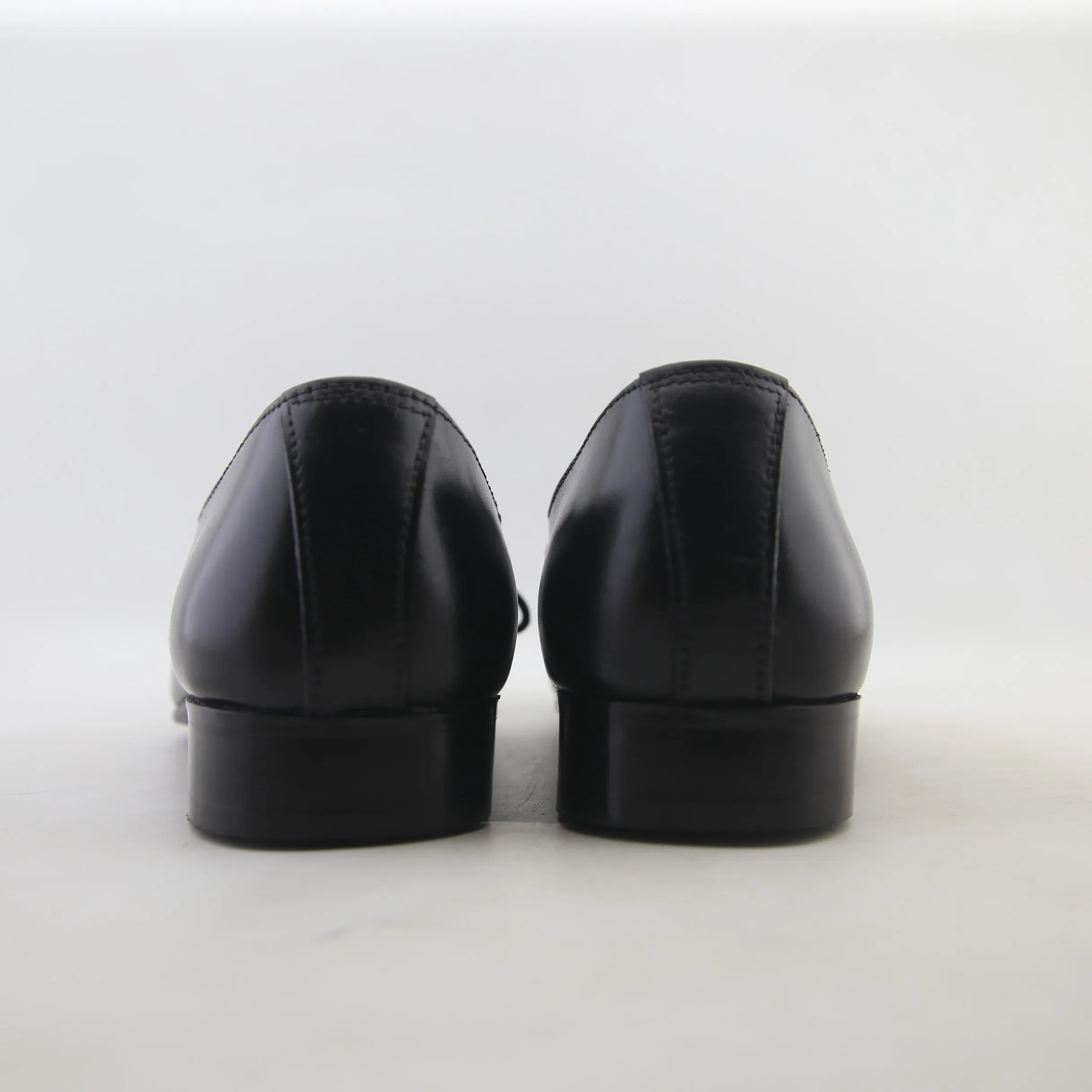 Men - Leather Formal Shoes - (Black) - (Handmade)