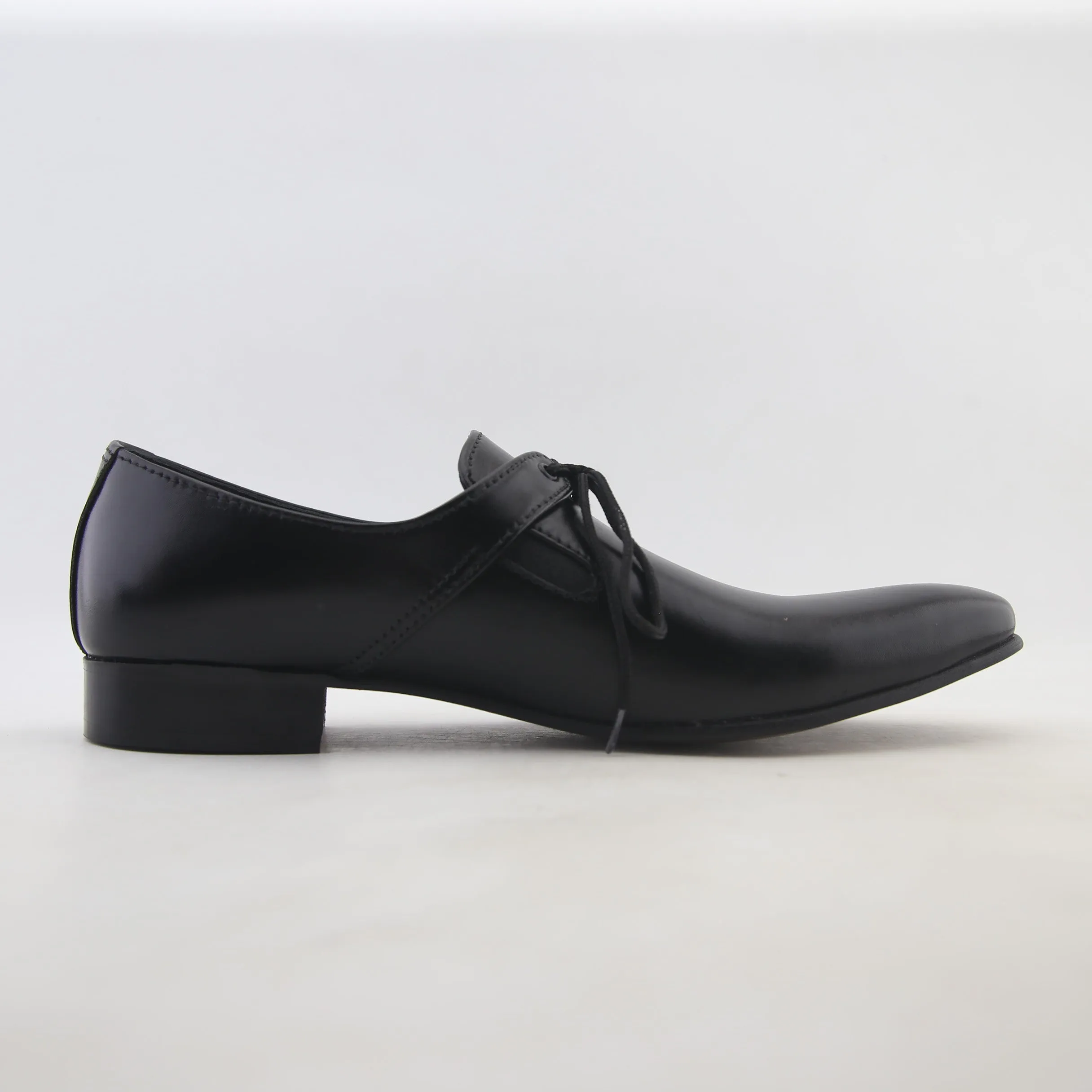 Men - Leather Formal Shoes - (Black) - (Handmade)