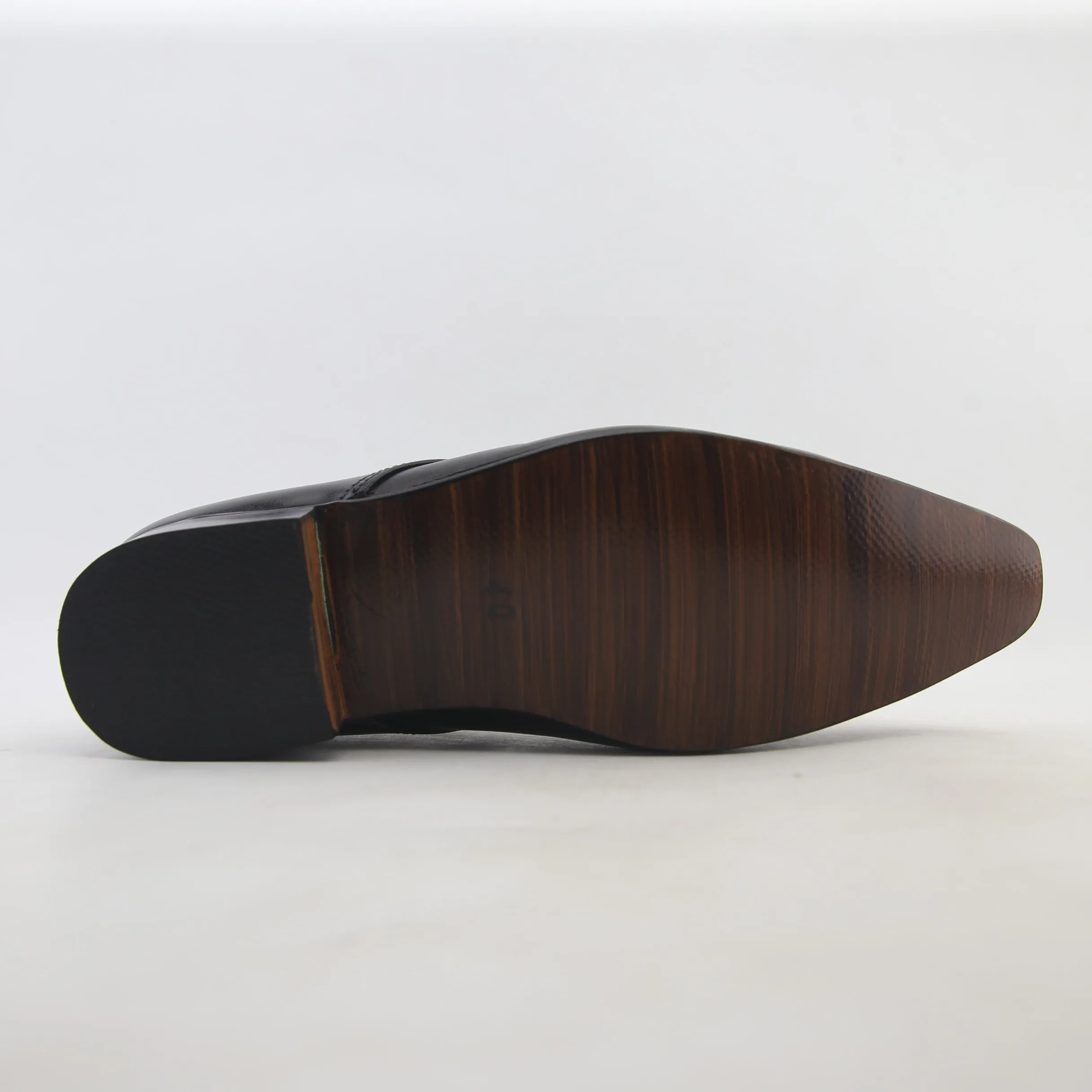 Men - Leather Formal Shoes - (Black) - (Handmade)