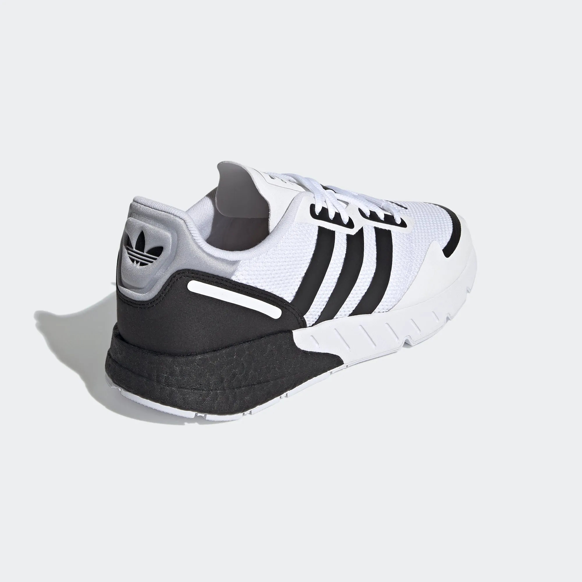 Men's adidas Originals ZX 1K Boost Shoes White Black