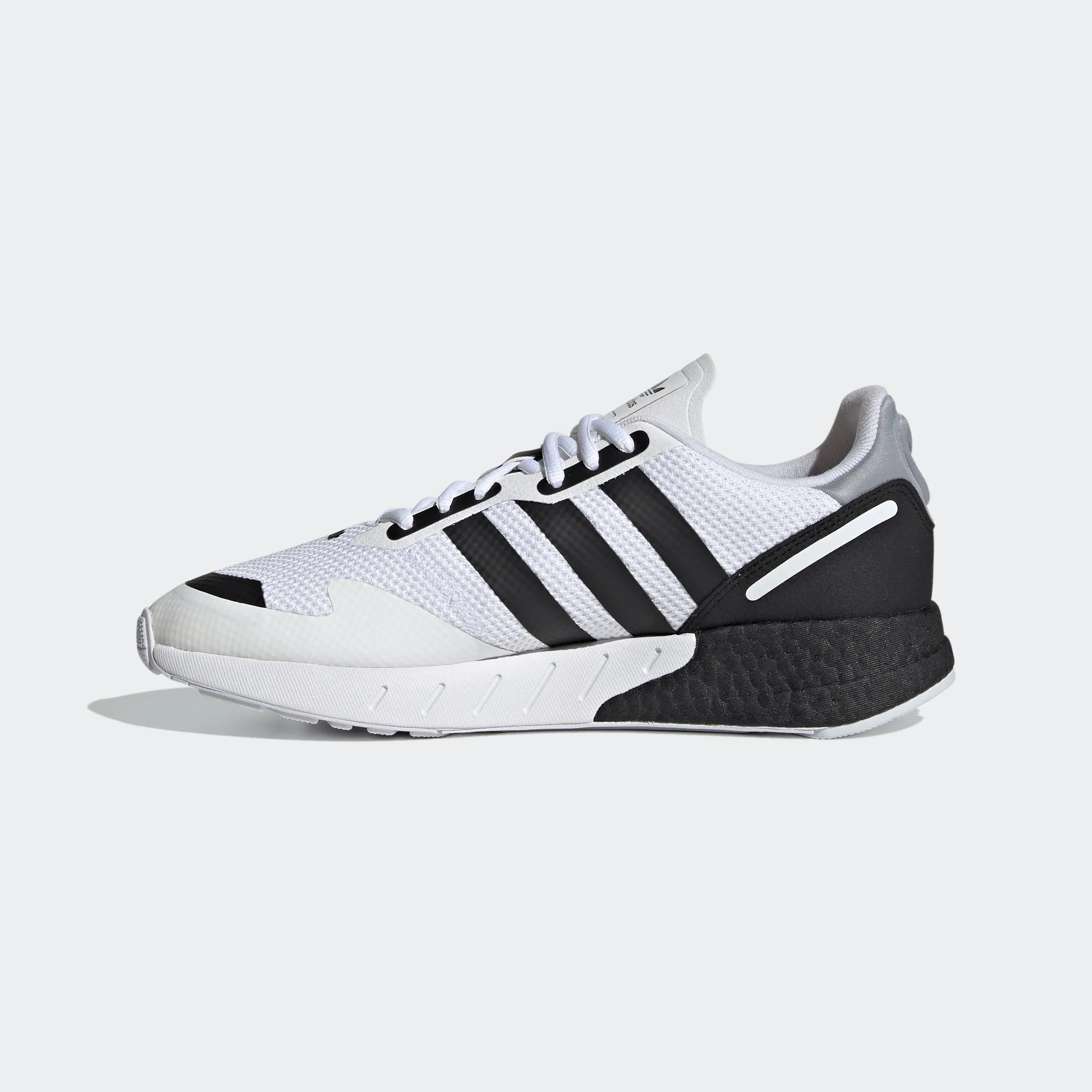 Men's adidas Originals ZX 1K Boost Shoes White Black