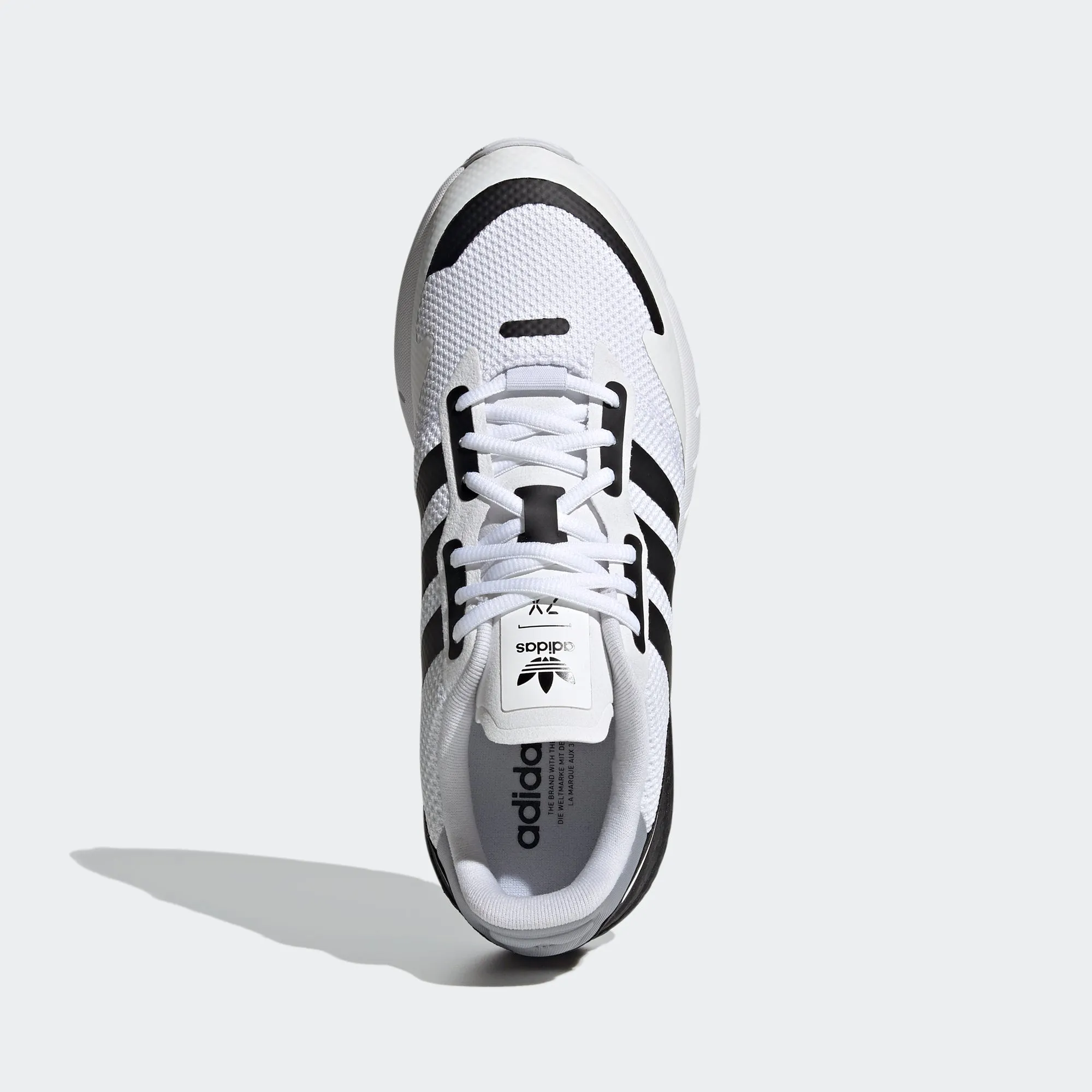Men's adidas Originals ZX 1K Boost Shoes White Black