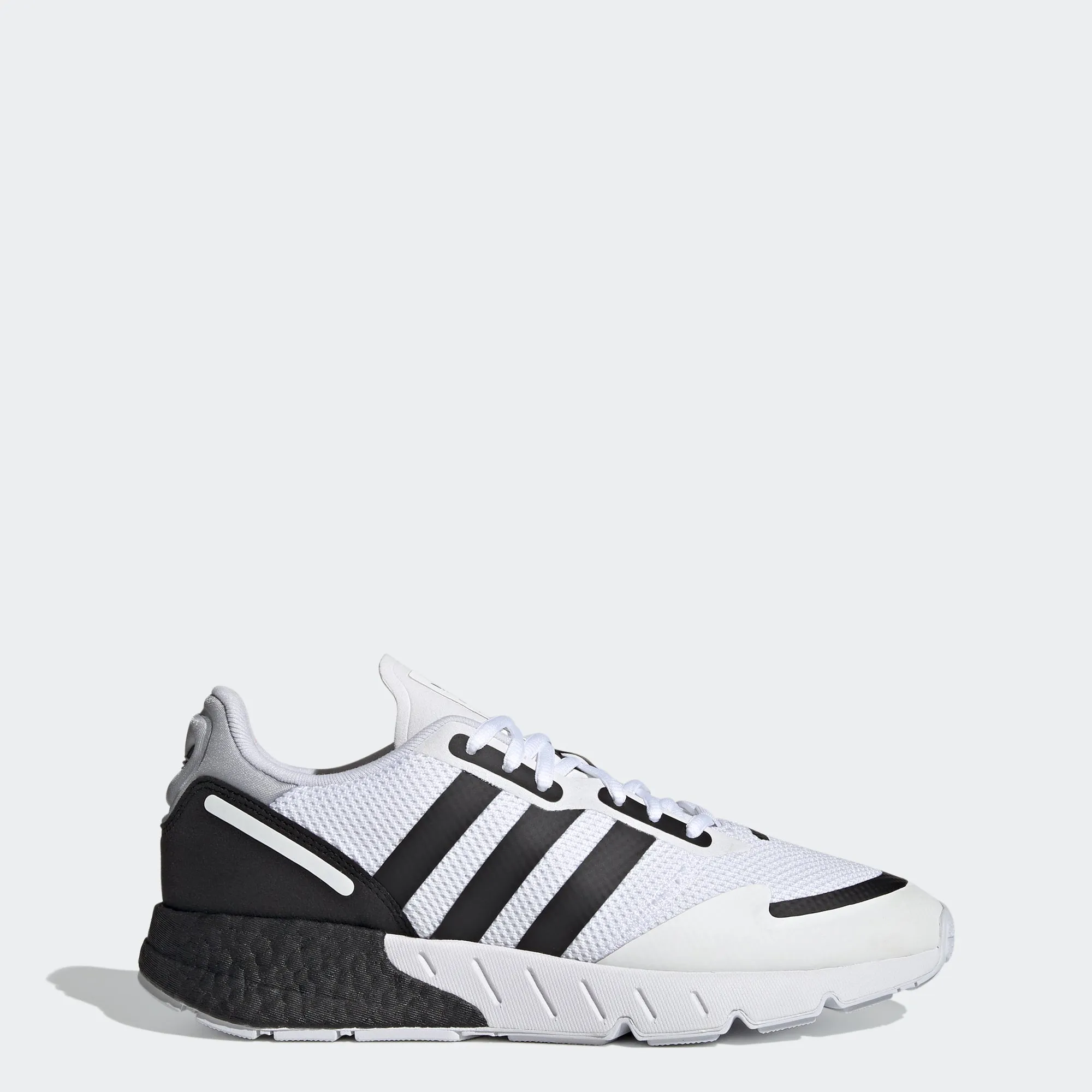 Men's adidas Originals ZX 1K Boost Shoes White Black