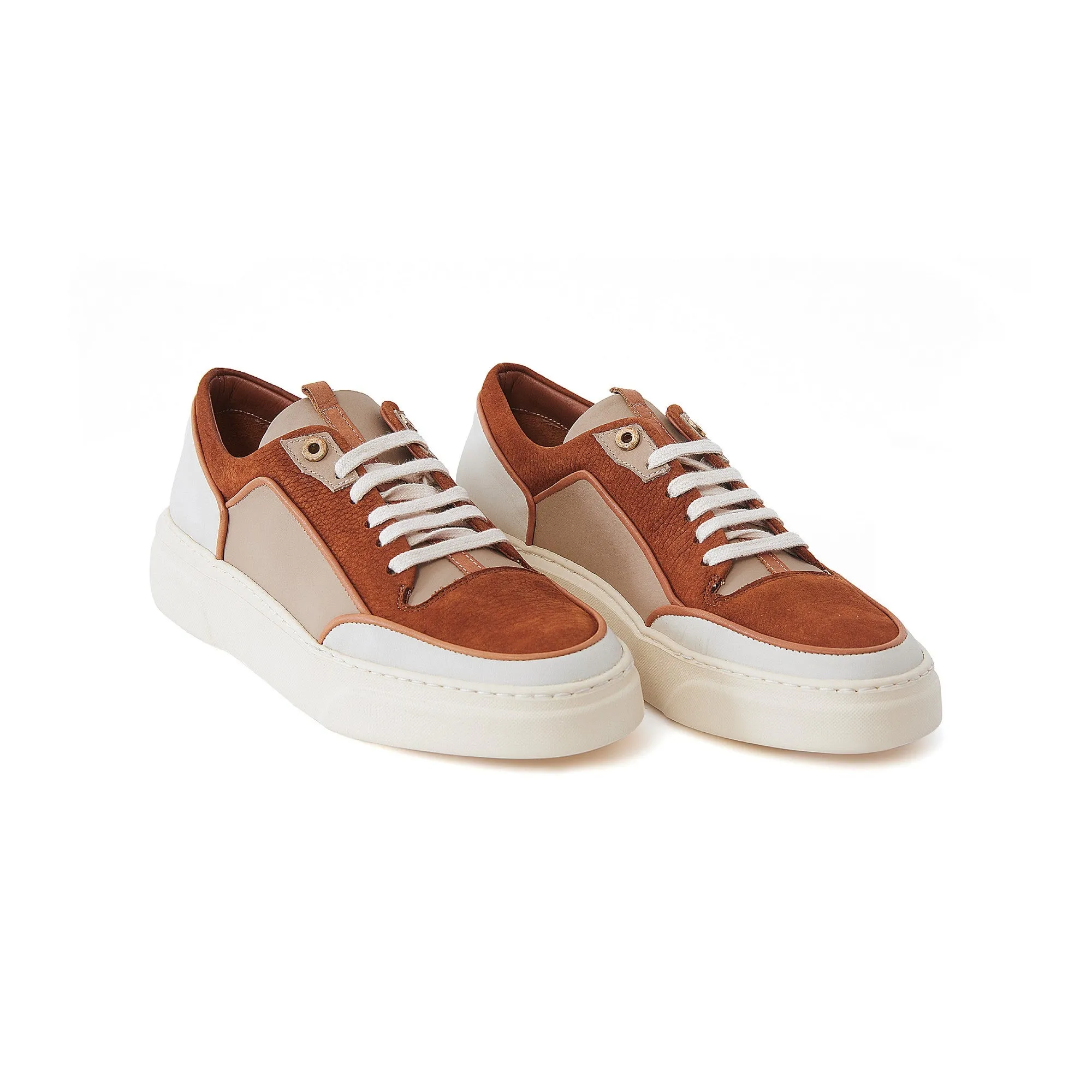 Men's Calf Leather Handmade Sport Shoes M8031