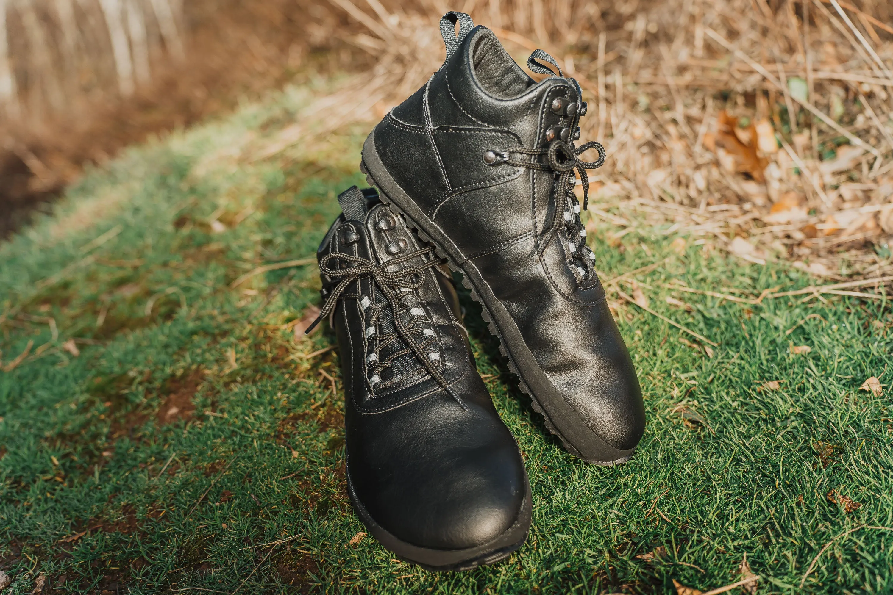 Men's Hiker Comfort black ankle trekking boots