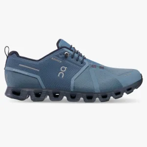 MENS ON CLOUD 5 WATERPROOF- METAL/NAVY