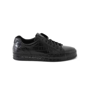 Men's Printed Crocodile Calf Leather Handmade Sport Shoes M8030