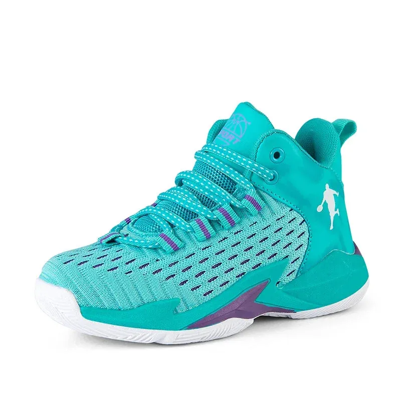 New Kids' Basketball Shoes – Breathable, Comfortable Sport Sneakers for Boys & Girls, Ideal for Outdoor Play and Gym Activities