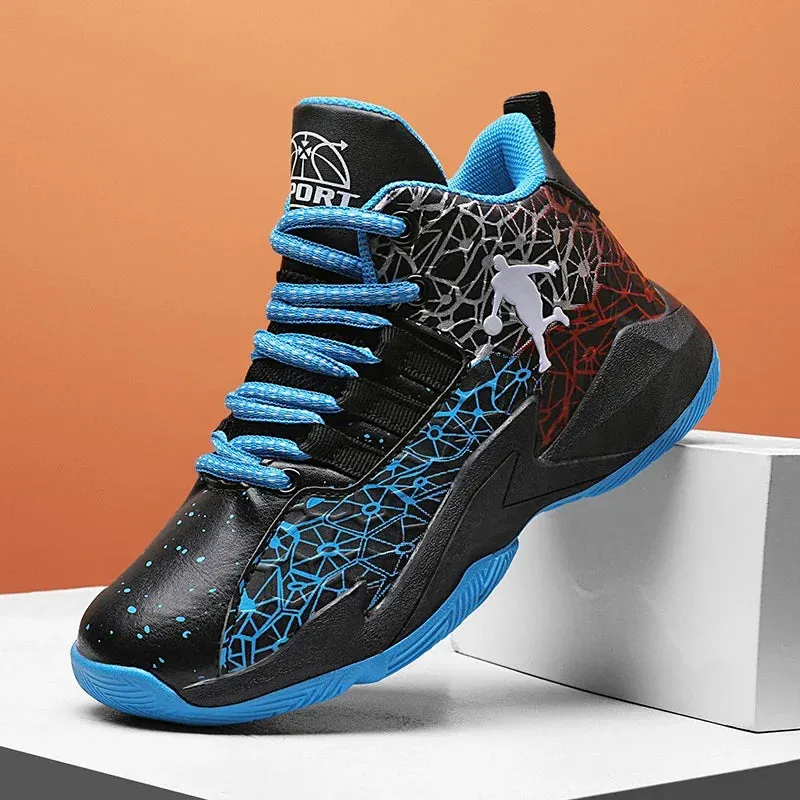 New Kids' Basketball Shoes – Breathable, Comfortable Sport Sneakers for Boys & Girls, Ideal for Outdoor Play and Gym Activities