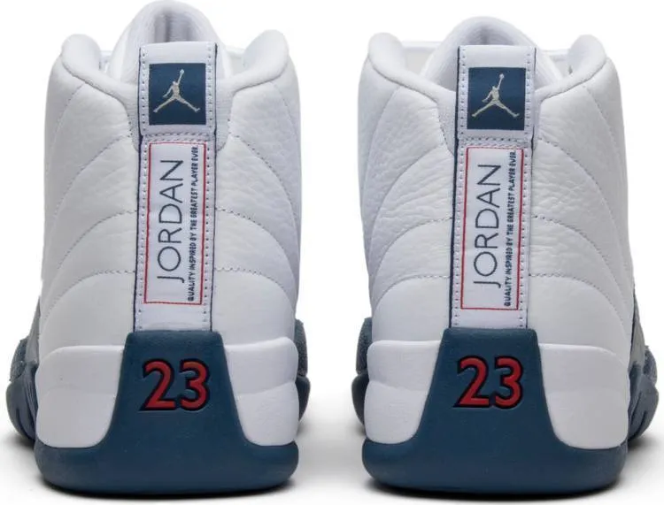 Nike Air Jordan 12 Retro 'French Blue' 2016 White Navy Shoes Basketball Men !!! CYBER MONDAY SALE !!!