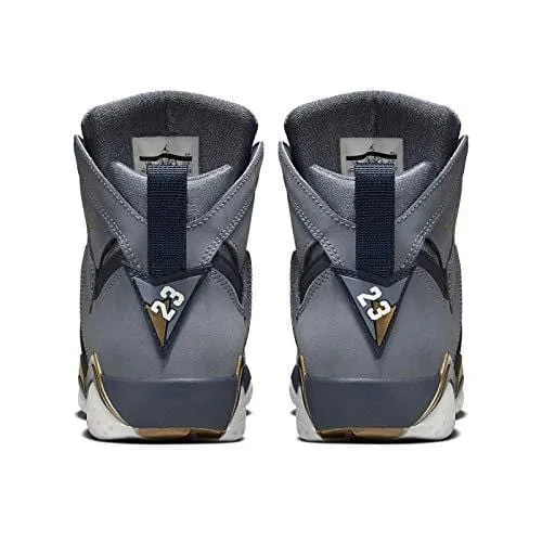 Nike Air Jordan 7 Retro GG 442960-407 Blue Dusk/Gold/Obsidian/White Kids Shoes (4Y)