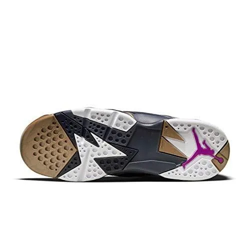 Nike Air Jordan 7 Retro GG 442960-407 Blue Dusk/Gold/Obsidian/White Kids Shoes (4Y)