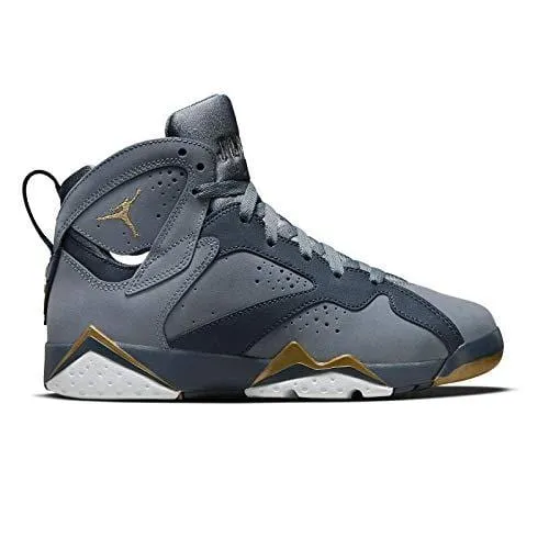 Nike Air Jordan 7 Retro GG 442960-407 Blue Dusk/Gold/Obsidian/White Kids Shoes (4Y)