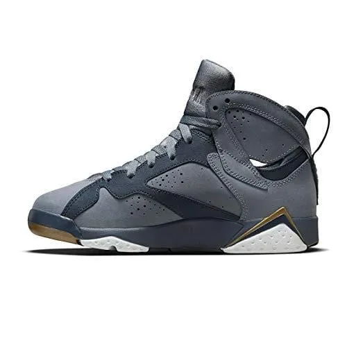Nike Air Jordan 7 Retro GG 442960-407 Blue Dusk/Gold/Obsidian/White Kids Shoes (4Y)