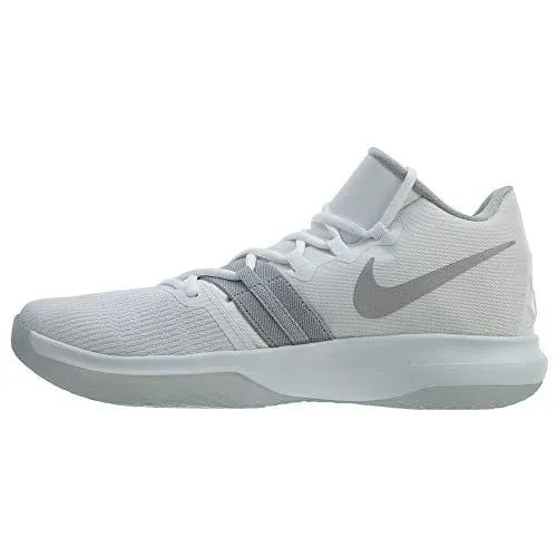 Nike Men's Kyrie Flytrap Basketball Shoes (White/Metallic Silver, 11 M US)