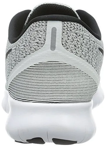 NIKE WOMEN'S FREE RN RUNNING SHOE WHITE/BLACK/PURE PLATINUM 7.5
