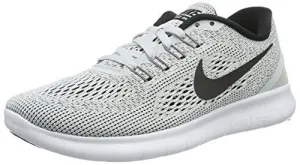 NIKE WOMEN'S FREE RN RUNNING SHOE WHITE/BLACK/PURE PLATINUM 7.5