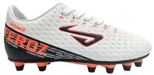 NOMIS KID'S FEROZ WHITE/BLACK FOOTBALL BOOTS