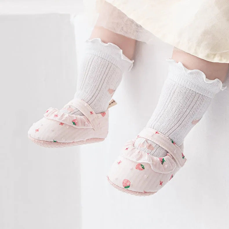 Non-Slip Baby Shoes - Strawberry