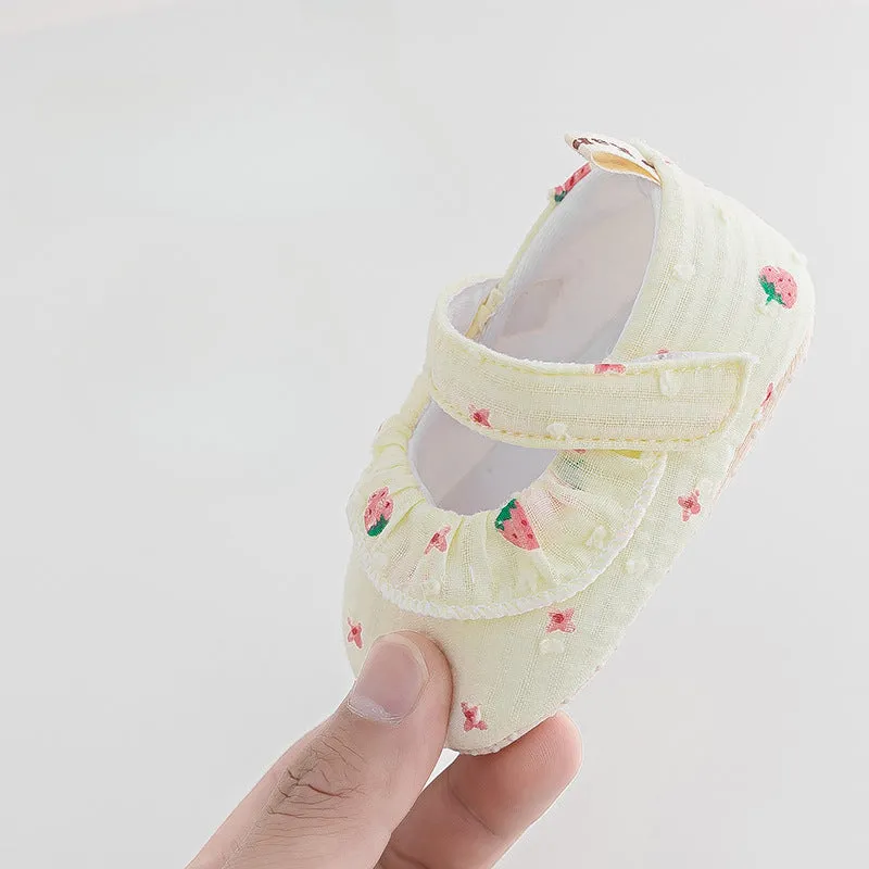 Non-Slip Baby Shoes - Strawberry