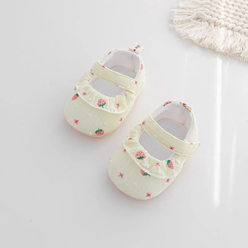 Non-Slip Baby Shoes - Strawberry